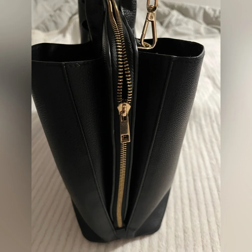 AND Elegant Black 3 Compartment Laptop Bag